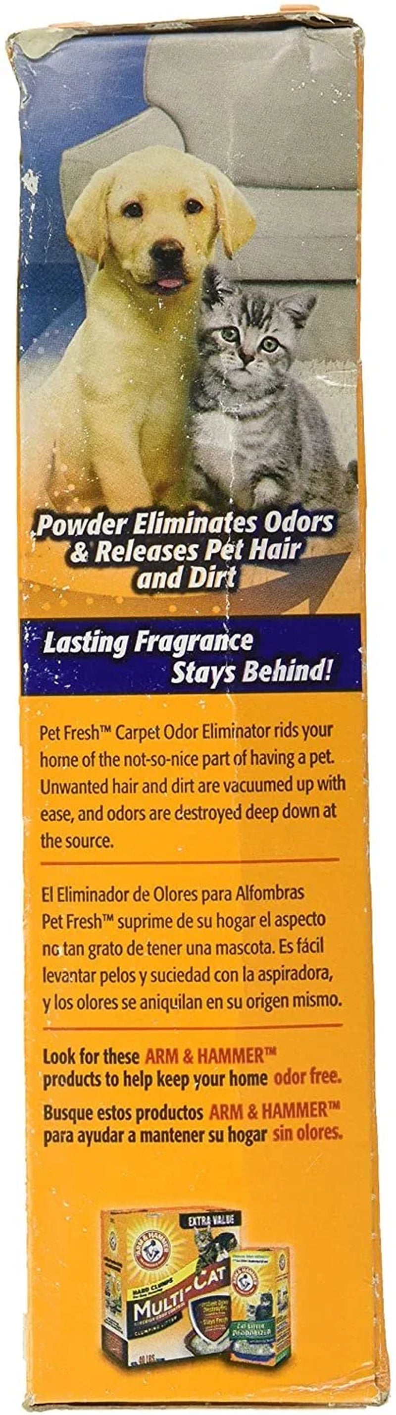 Arm and Hammer Pet Fresh Carpet Odor Eliminator plus Oxi Clean Dirt Fighters, 30 Ounce Pack of 2, 60 Ounce Total