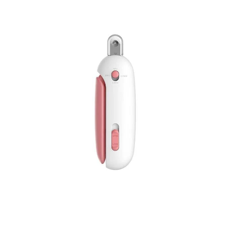 2025 New Cat Nail Clipper, Portable Cat Claw Cutter for Kitten, Adjustable Cat Nail Trimmer with Clipping Debris Storage, Hidden Nail File, round Hole Blade, Ideal for Injury-Free Grooming Tool for Small Pets