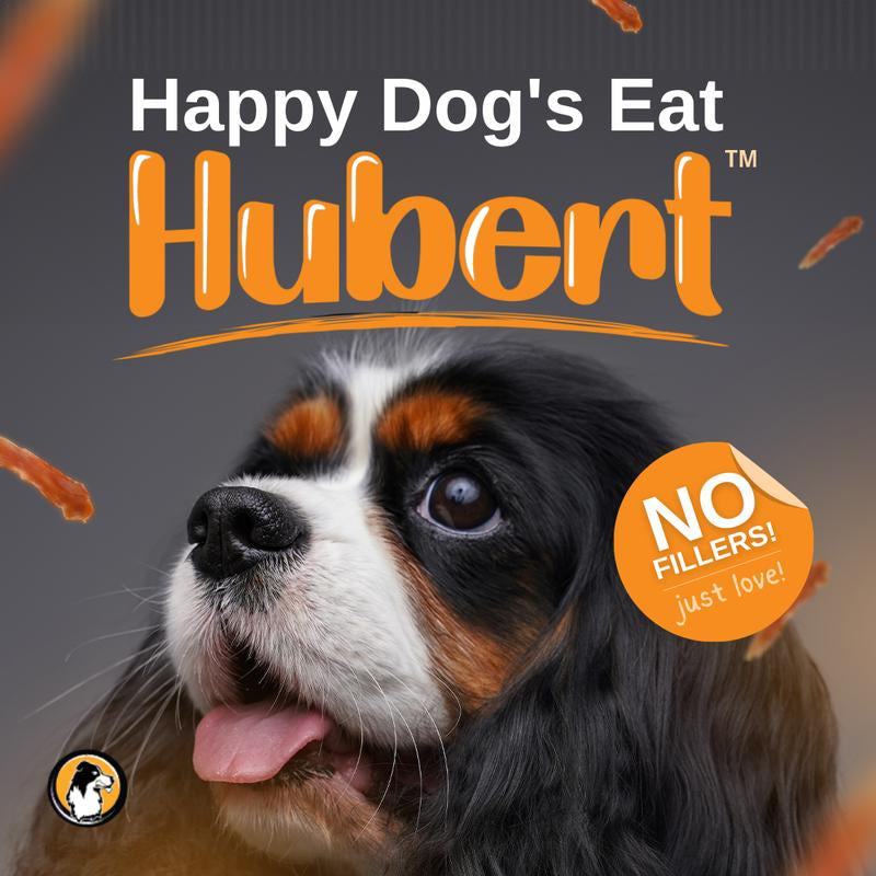 Hubert Pet Gourmet All-Natural Chicken Jerky Dog Treats - 2.5 Lbs Resealable Pack, Grain-Free & Gluten-Free, High Protein Low Fat, Made with Real Chicken Breast, Perfect for Training & Rewards - Chews