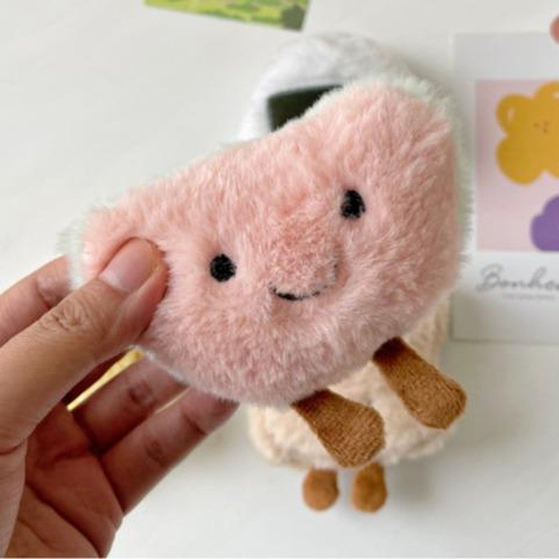 BB Sound Pet Toy 5 Pack Plush Toys for Indoor Cats and Small Dogs, Mini Fruit and Food Catnip Toys Catrobot Toy