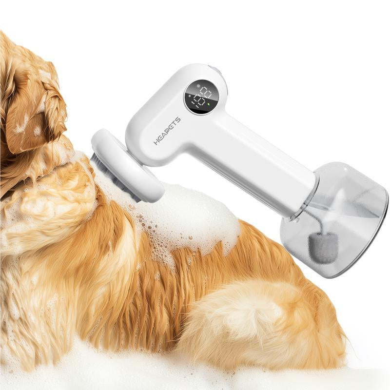 Electric Foaming Shampoo Dispenser for Dog and Cat Bathing with Adjustable Speed Settings,Cat and Dog Bath Foam Maker.