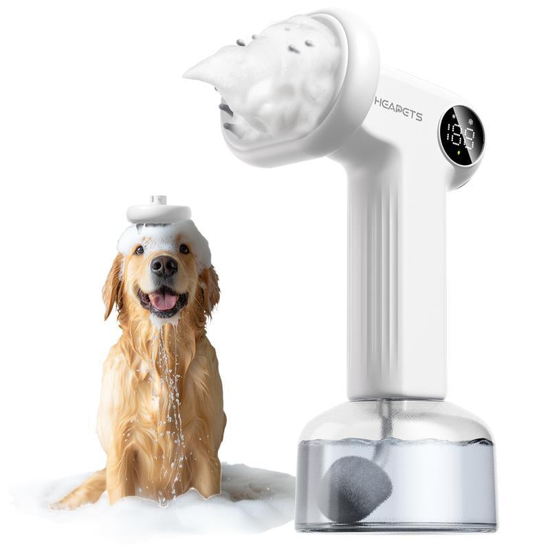 Electric Foaming Shampoo Dispenser for Dog and Cat Bathing with Adjustable Speed Settings,Cat and Dog Bath Foam Maker.