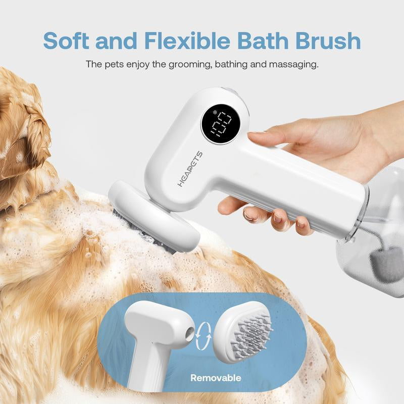 Electric Foaming Shampoo Dispenser for Dog and Cat Bathing with Adjustable Speed Settings,Cat and Dog Bath Foam Maker.