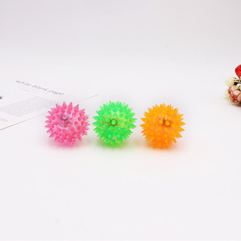 Squeaky Dog Toy Ball, 5 Counts/Set Colorful Dog Chew Toy Ball, Interactive Dog Toy Ball, Pet Chew Toy Ball, Indoor and Outdoor Fun Toy Ball for Dogs, Christmas Gift
