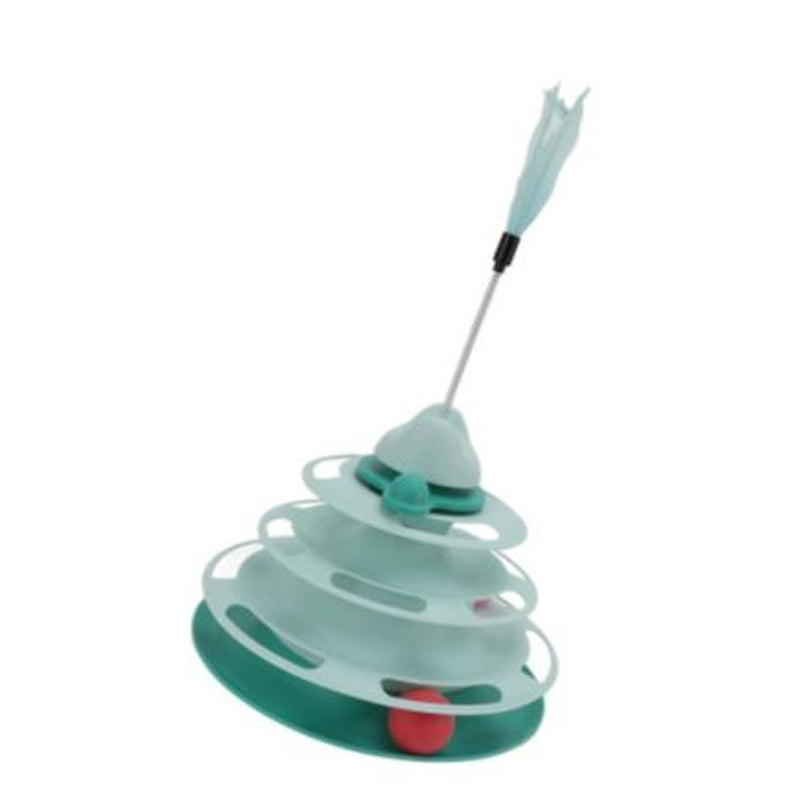 New Interactive Cat Toys, Pet Toys, Indoor Kitten Interactive Cats, Puzzle Balls and Indoor Adult Cats Interactive Cat Towers and Trackballs and Feather Toys, Party Gifts