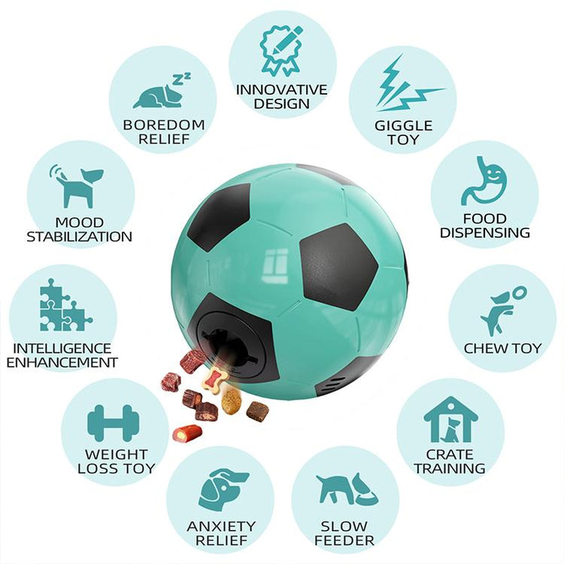 Mogorila Dog Toy Squeaky Ball for Aggressive Chewers, Interactive Fetch Dog Ball with Fun Squeaky Sound, Sturdy for Small Medium Large Dogs, Non-Toxic Rubber Pet Chew Toys, Black & Lake Blue Dogball Remote Control Power Chewer Supre Daily Training