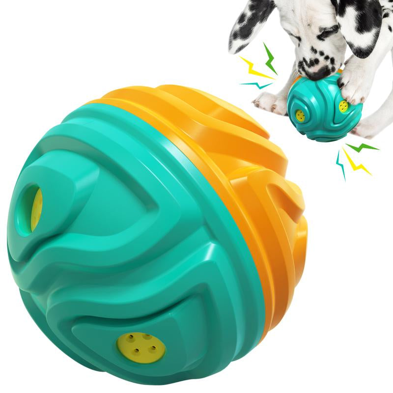 Mogorila Dog Toy Squeaky Ball for Aggressive Chewers, Interactive Fetch Dog Ball with Fun Squeaky Sound, Sturdy for Small Medium Large Dogs, Non-Toxic Rubber Pet Chew Toys, Black & Lake Blue Dogball Remote Control Power Chewer Supre Daily Training