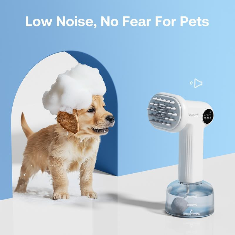Electric Foaming Shampoo Dispenser for Dog and Cat Bathing with Adjustable Speed Settings,Cat and Dog Bath Foam Maker.