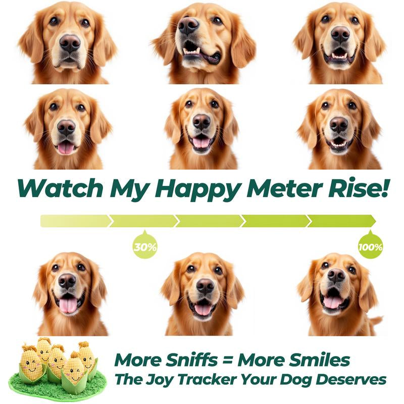 Corn-Sniff Dog Food Toys, Pet Sniff Feeding Toys, Interactive Dog Puzzle Toys for Training & Stress Relief, Pet Suppliess