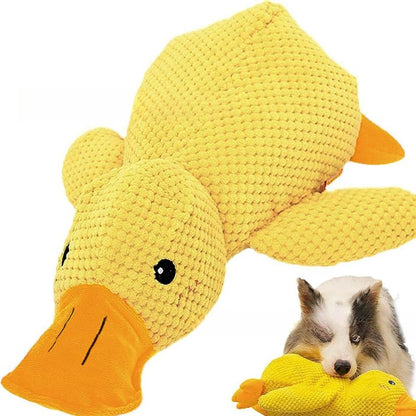 Cute Duck Design Pet Plush Toy, 1 Count Pet Chew Toy for Christmas Gift, Interactive Dog Toy, Pet Teething Toy, Dog & Cat Accessories