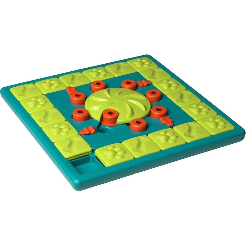 Nina Ottosson Dog Smart Dog Puzzle Interactive Treat Puzzle Dog Enrichment Dog Toy, Level 1 Beginner, Orange