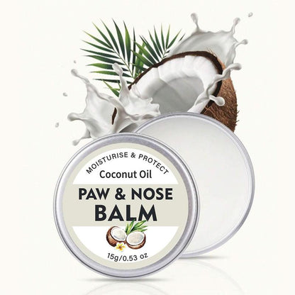 Coconut Oil Pet Paw & Nose Balm, 1 Count Natural Formula Moisturizing Pet Paw & Nose Care Balm, Pet Grooming Supplies, Pet Products, Puppy Essentials