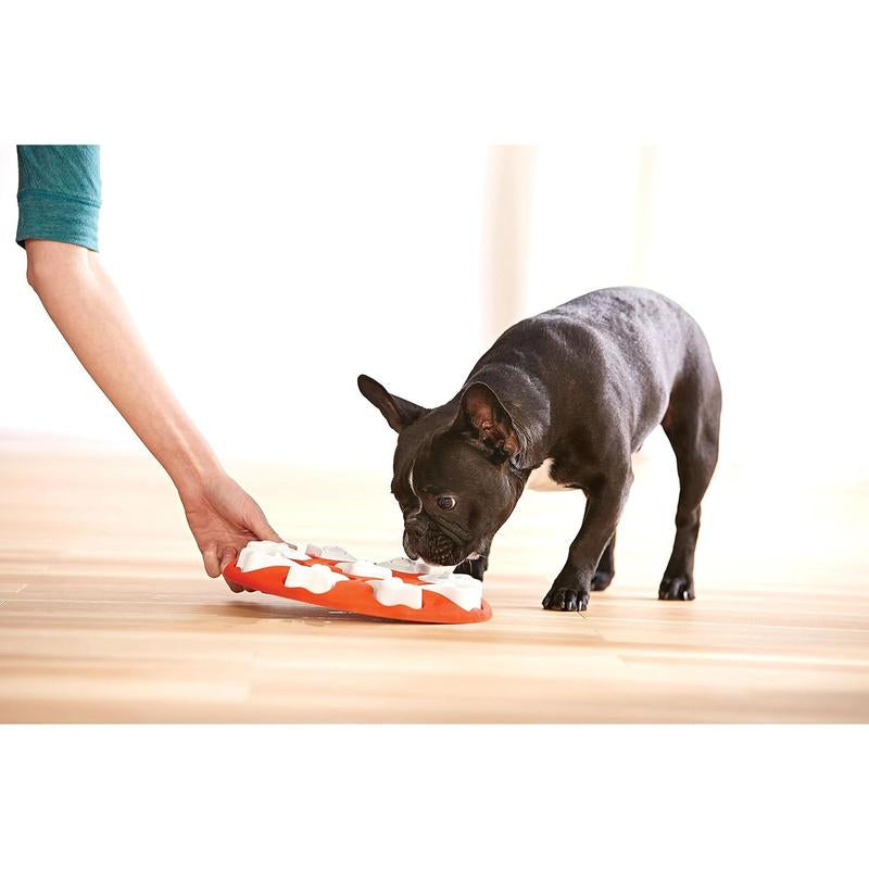 Nina Ottosson Dog Smart Dog Puzzle Interactive Treat Puzzle Dog Enrichment Dog Toy, Level 1 Beginner, Orange